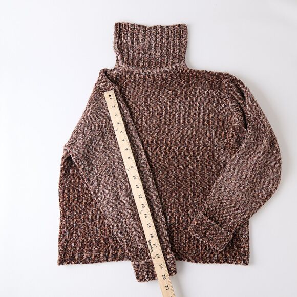 Vtg Carolyn Taylor Sweater Womens Sz L Knit Turtleneck Acrylic 90s Cottagecore - Picture 5 of 11